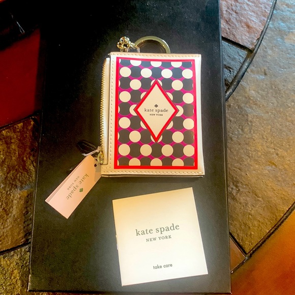 Retired  Rare Kate Spade  handbag  charm mini wallet NWT - Picture 3 of 9